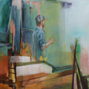 die tage sind weit, 2025 Öl auf leinwand, 110 x 145 cm
