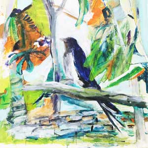 still II, 2020, &Ouml;l auf Karton, 25,5 x 21,5 cm
